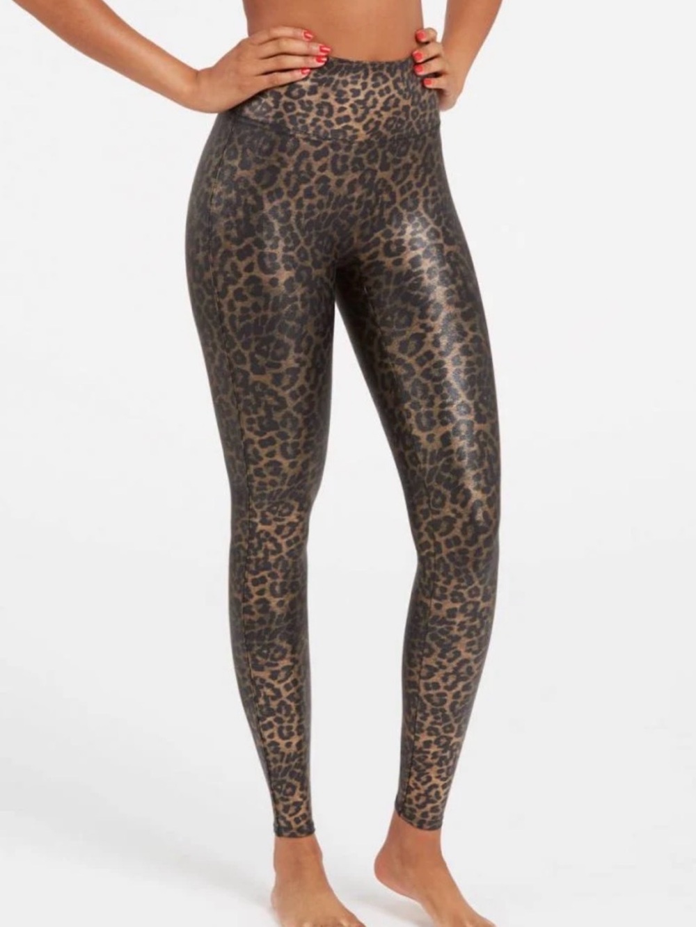 NWOT Spanx High-Waist Leopard Print Women’s Leggings